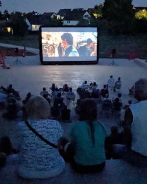 Cinéma plein air et Comptoirs gourmands