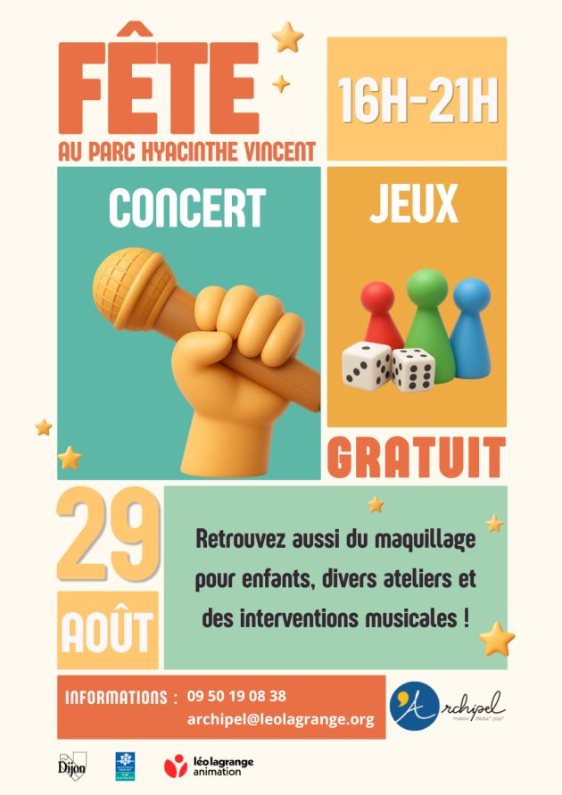 Fête au parc Hyacinthe Vincent