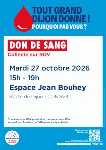 Tout (Grand) Dijon Donne son sang ... à Longvic ! 