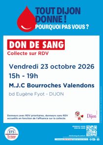 Tout Dijon Donne son sang ... au quartier des Bourroches
