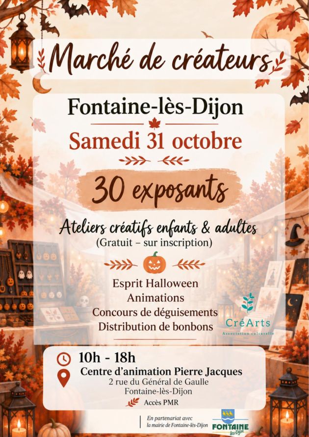 Marché de Créateurs à Fontaine-Lès-Dijon