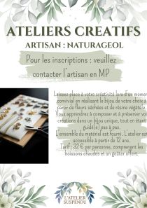Atelier créatif - Bijou végétal