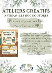 Atelier créatif - Couture