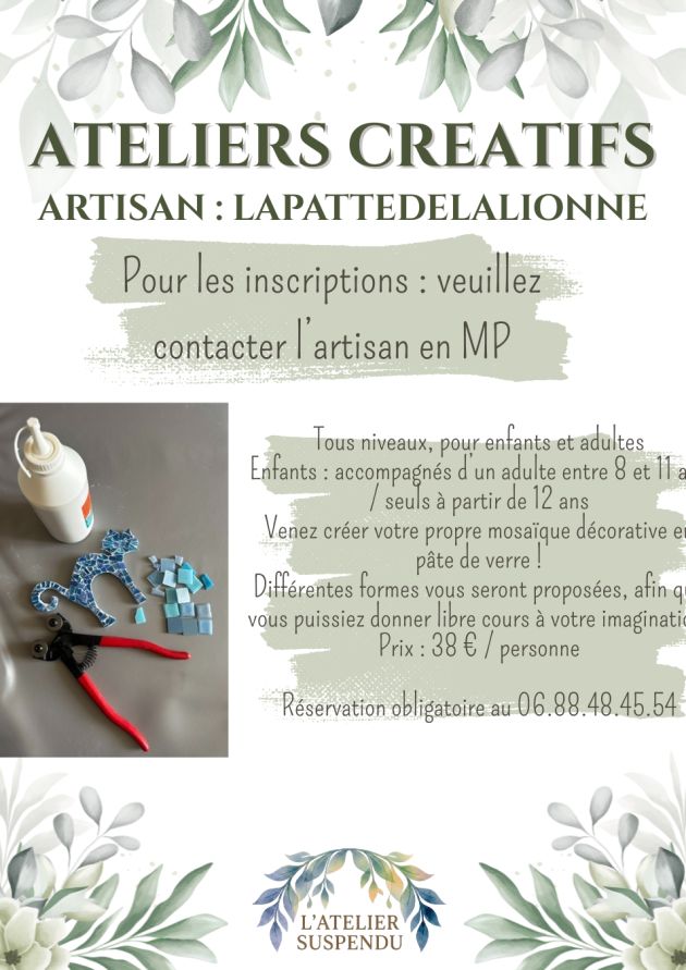 Atelier créatif - Mosaïque