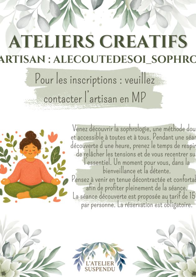 Atelier découverte de la sophrologie
