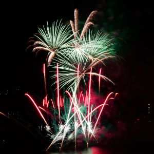 Feu d'artifice à Dijon pour la fête nationale du 14 juillet 2026