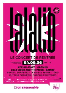 Lalalib 2026 le concert de rentrée à Dijon
