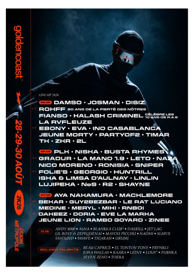 Golden Coast Festival Dijon 2026