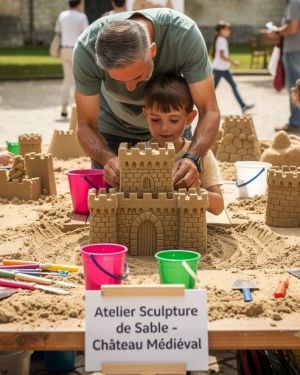 Château de sable XXL : les bâtisseurs de Talant