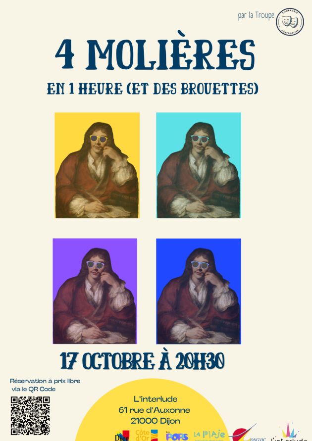 Théâtre : 4 Molières en 1H et des brouettes