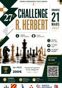 27ème Challenge Herbert - Tournoi d'échecs