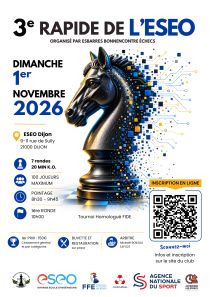 3ème Rapide de l’ESEO - Tournoi d'échecs